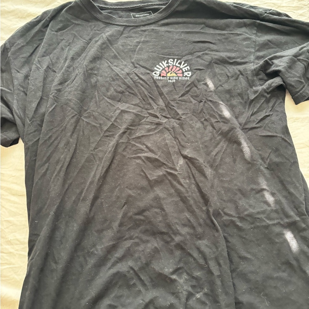 Quiksilver Men's Black Graphic Tee